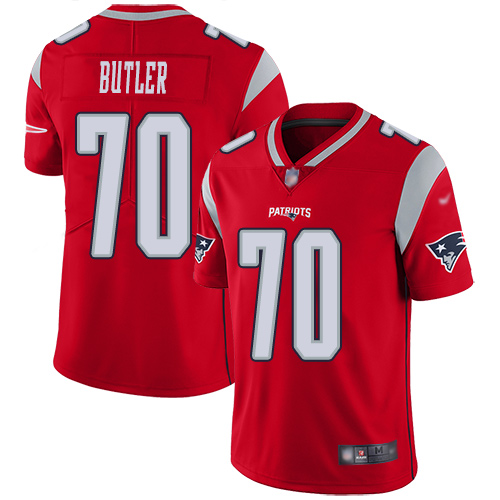 New England Patriots Football #70 Inverted Legend Limited Red Men Adam Butler NFL Jersey->new england patriots->NFL Jersey